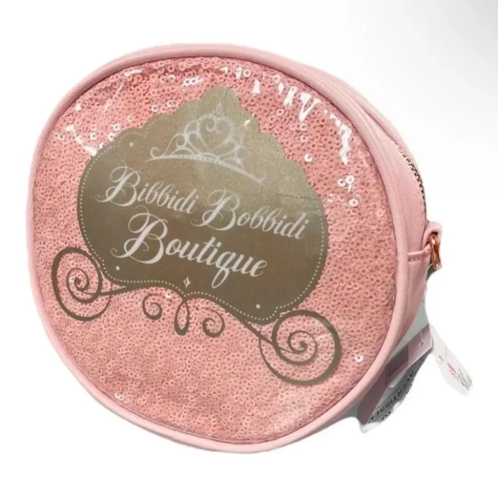 Disney‎ Bibbidi Bobbidi Boutique Cinderella Carriage Pink Crossbody Bag Gold